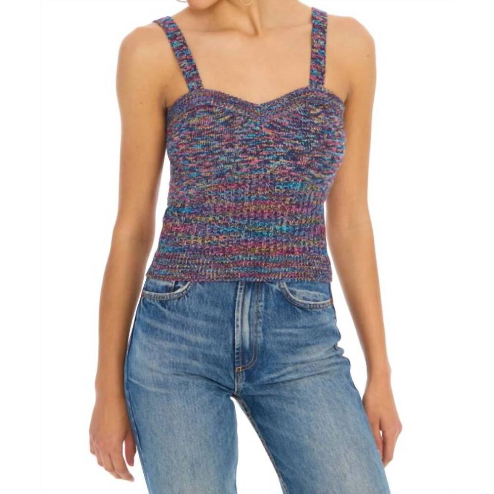NEW ALLISON AVERY sadie tank in multi